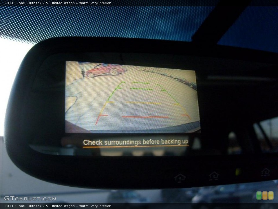 Warm Ivory Interior Controls for the 2011 Subaru Outback 2.5i Limited Wagon #45586103