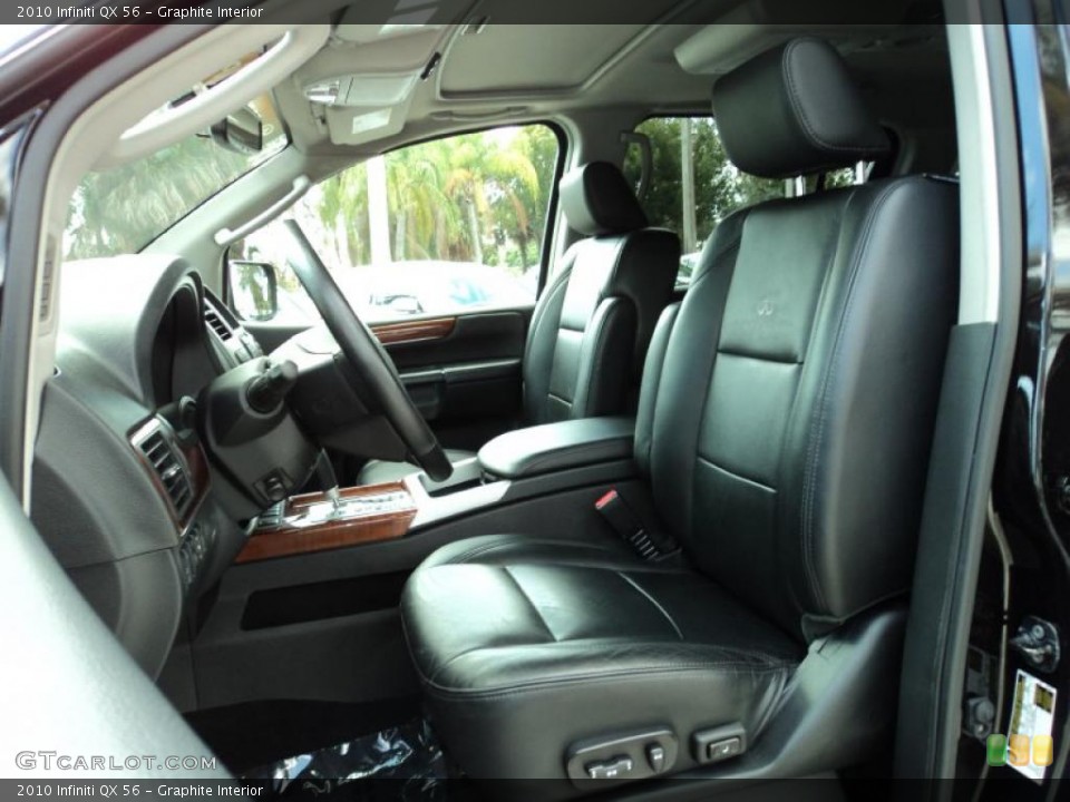 Graphite Interior Photo for the 2010 Infiniti QX 56 #45586115