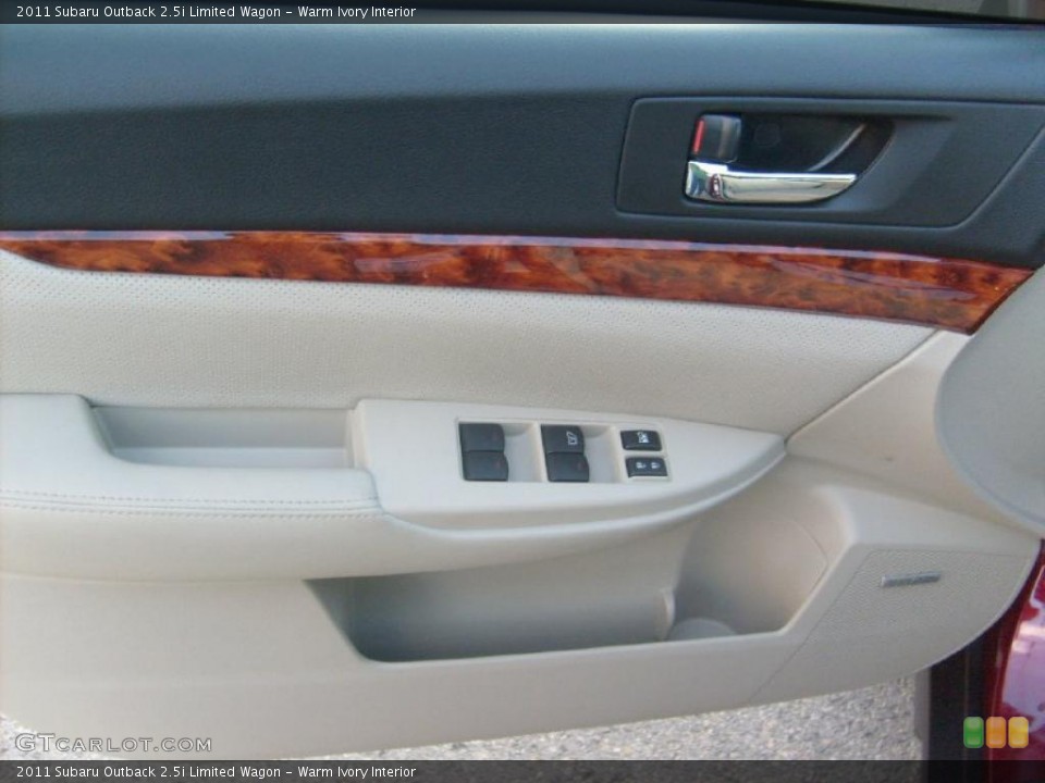 Warm Ivory Interior Door Panel for the 2011 Subaru Outback 2.5i Limited Wagon #45586163