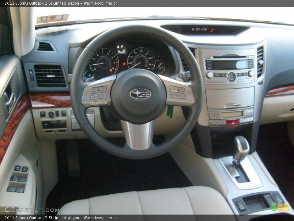Warm Ivory Interior Dashboard for the 2011 Subaru Outback 2.5i Limited Wagon #45586179
