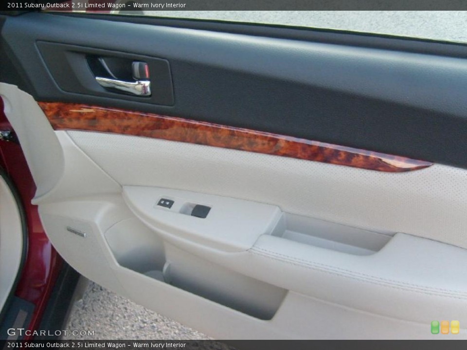 Warm Ivory Interior Door Panel for the 2011 Subaru Outback 2.5i Limited Wagon #45586191