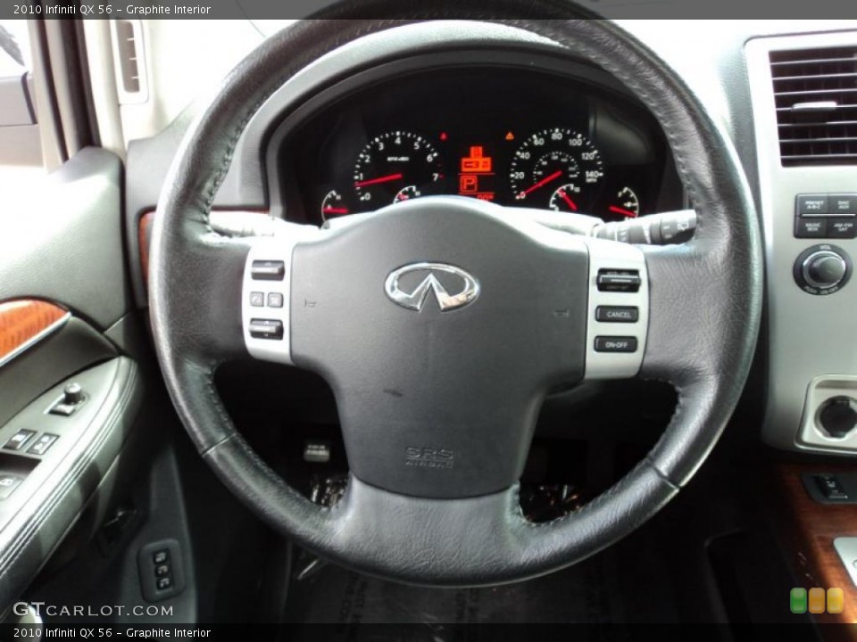 Graphite Interior Steering Wheel for the 2010 Infiniti QX 56 #45586523