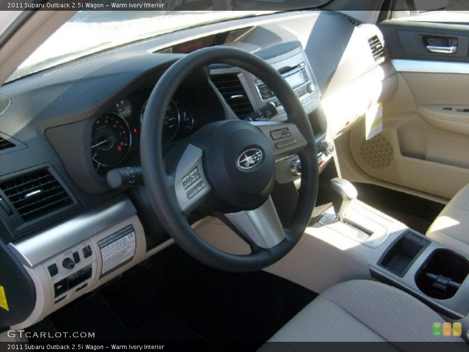 Warm Ivory Interior Photo for the 2011 Subaru Outback 2.5i Wagon #45586587