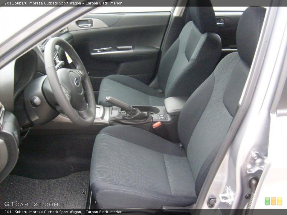 Carbon Black Interior Photo for the 2011 Subaru Impreza Outback Sport Wagon #45587699