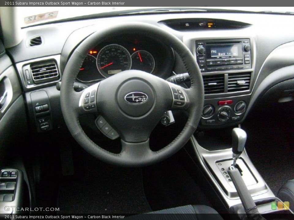 Carbon Black Interior Dashboard for the 2011 Subaru Impreza Outback Sport Wagon #45587795