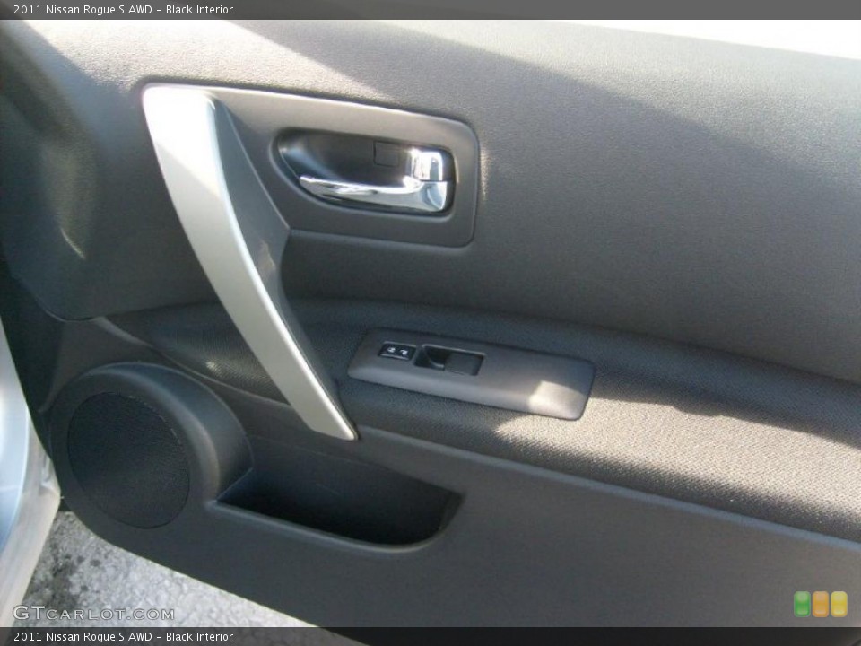Black Interior Door Panel for the 2011 Nissan Rogue S AWD #45588815