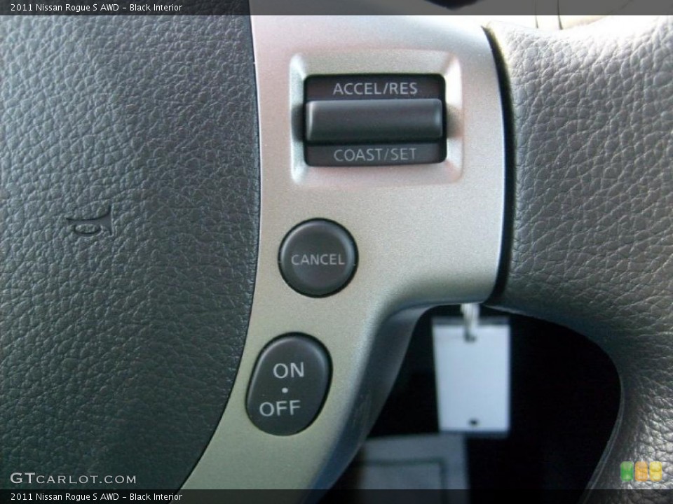 Black Interior Controls for the 2011 Nissan Rogue S AWD #45588819