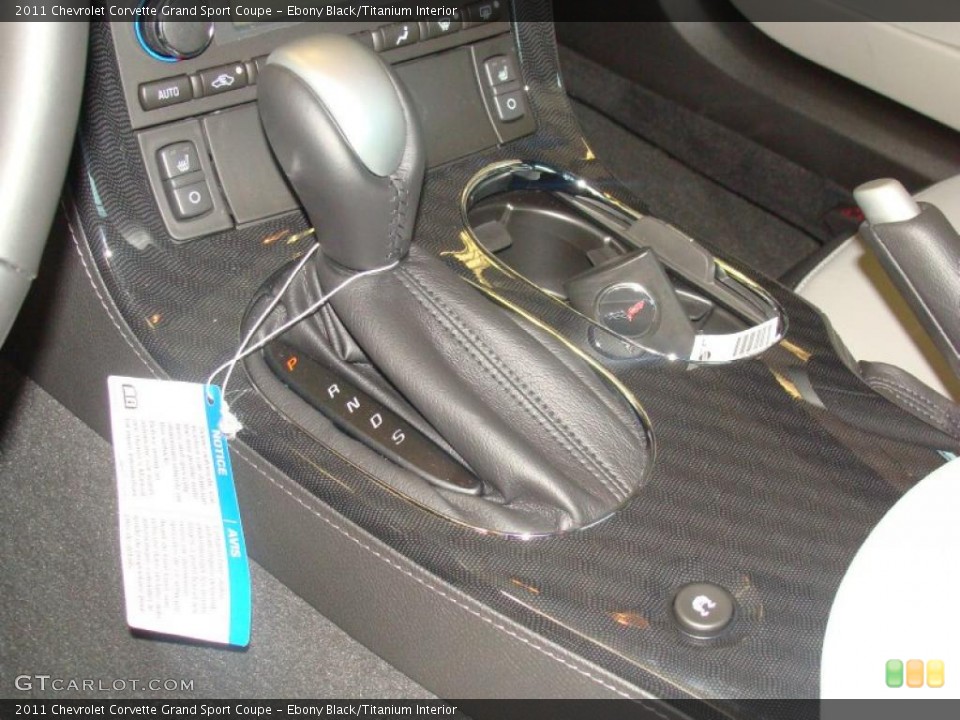 Ebony Black/Titanium Interior Transmission for the 2011 Chevrolet Corvette Grand Sport Coupe #45589395