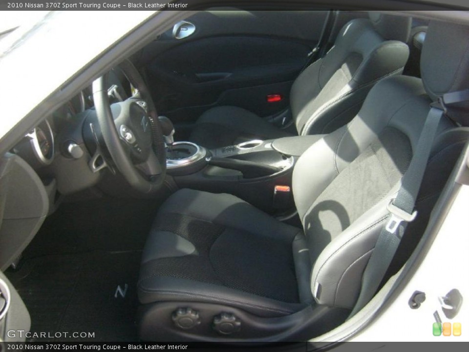 Black Leather Interior Photo for the 2010 Nissan 370Z Sport Touring Coupe #45589445