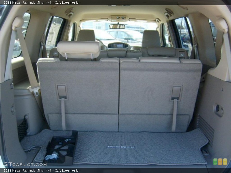 Cafe Latte Interior Trunk for the 2011 Nissan Pathfinder Silver 4x4 #45589609