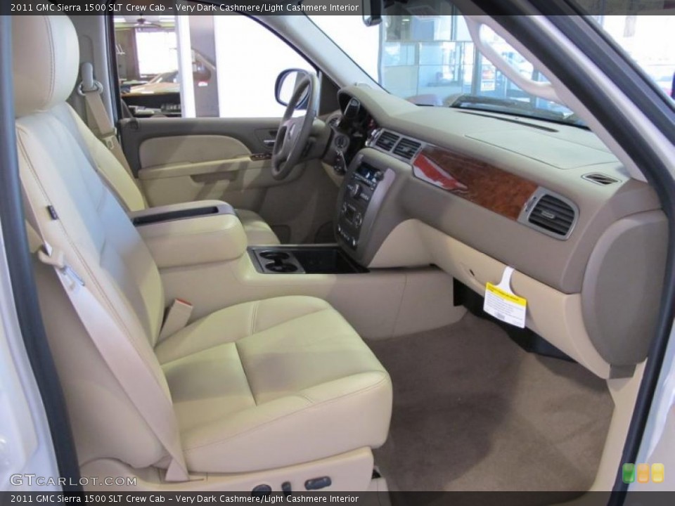 Very Dark Cashmere/Light Cashmere Interior Photo for the 2011 GMC Sierra 1500 SLT Crew Cab #45589719