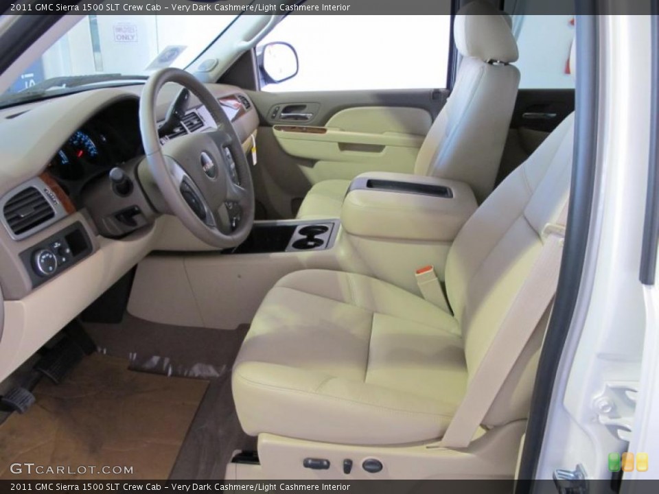 Very Dark Cashmere/Light Cashmere Interior Photo for the 2011 GMC Sierra 1500 SLT Crew Cab #45589747