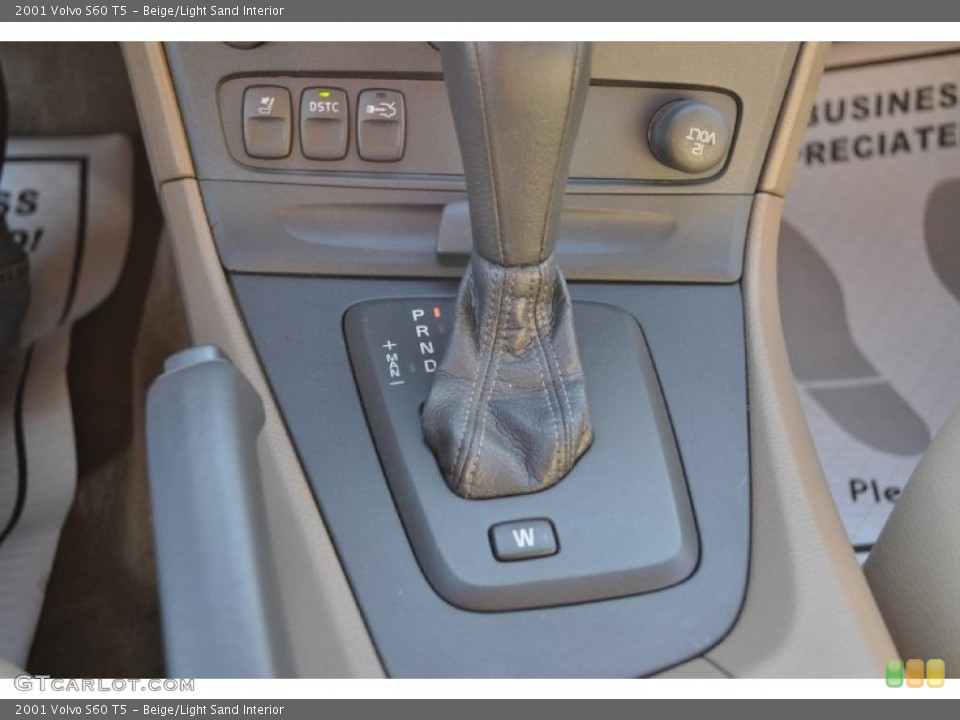 Beige/Light Sand Interior Transmission for the 2001 Volvo S60 T5 #45590043
