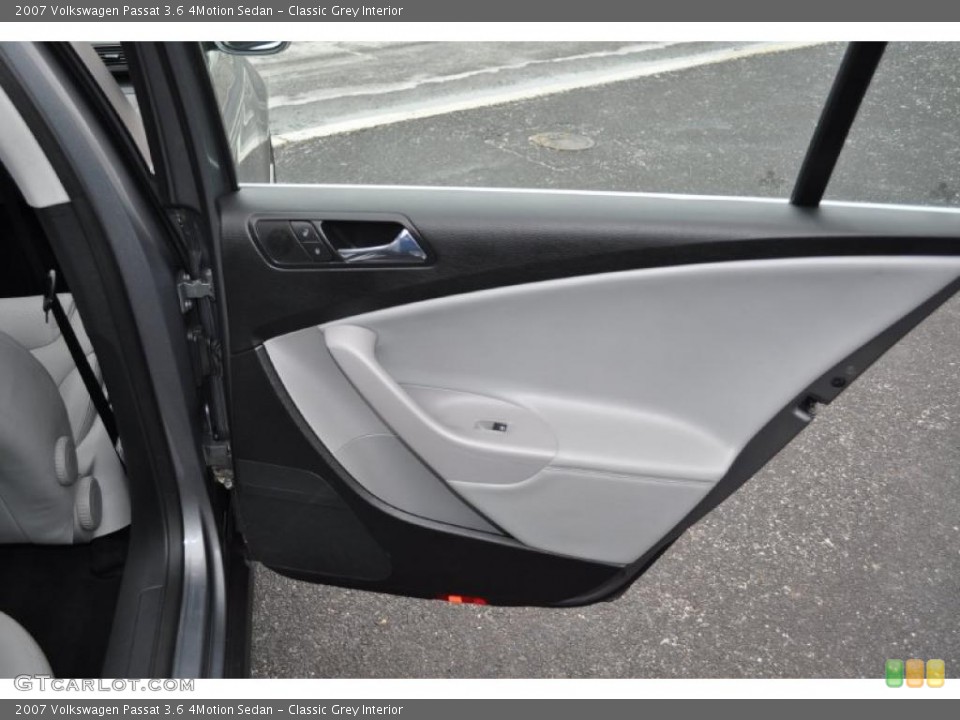 Classic Grey Interior Door Panel for the 2007 Volkswagen Passat 3.6 4Motion Sedan #45591091