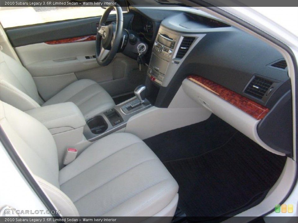 Warm Ivory Interior Dashboard for the 2010 Subaru Legacy 3.6R Limited Sedan #45592567