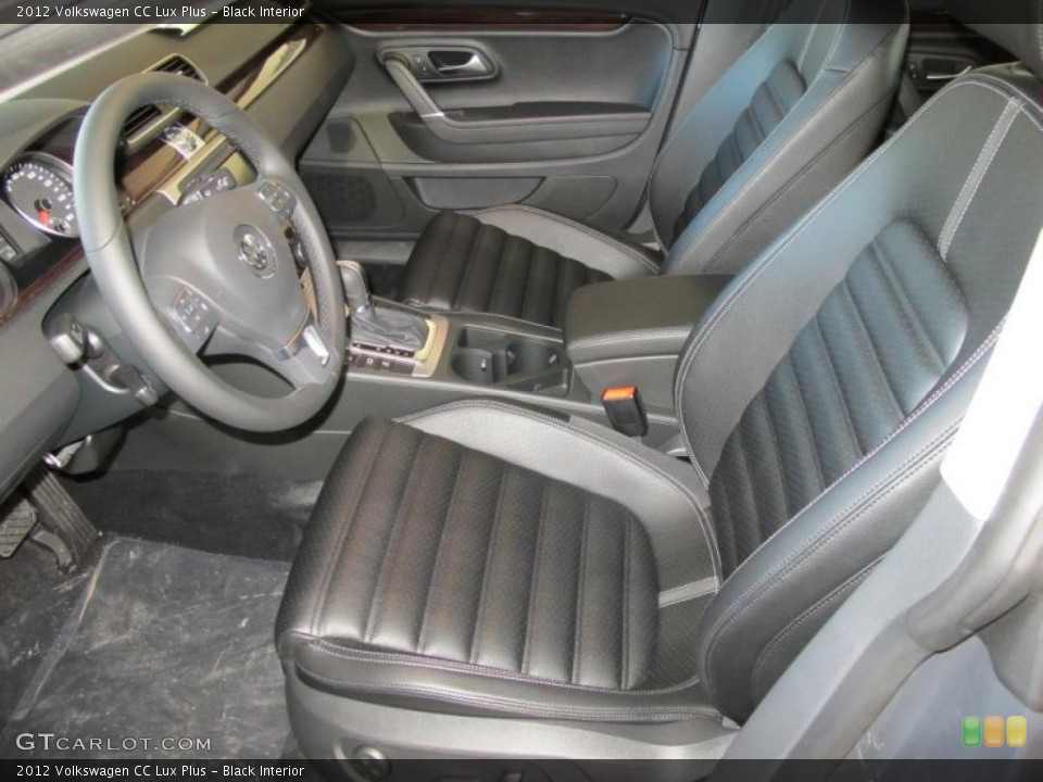 Black Interior Photo for the 2012 Volkswagen CC Lux Plus #45592635