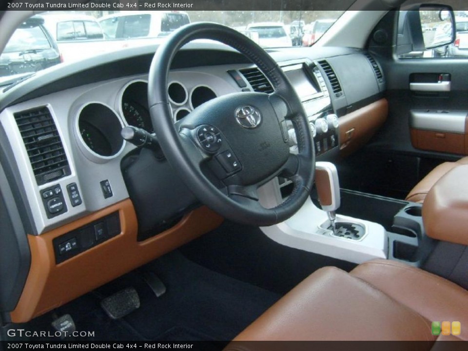 Red Rock Interior Prime Interior for the 2007 Toyota Tundra Limited Double Cab 4x4 #45592695