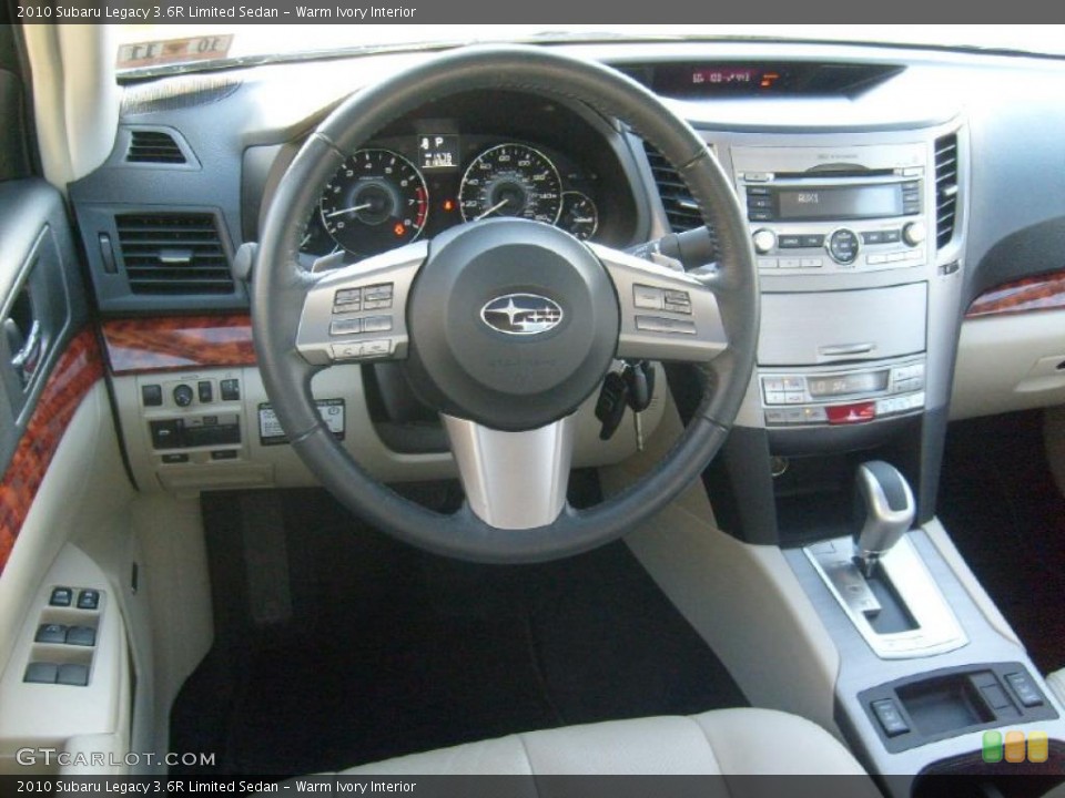 Warm Ivory Interior Dashboard for the 2010 Subaru Legacy 3.6R Limited Sedan #45592787