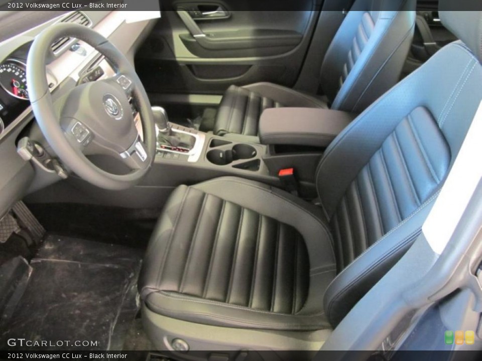 Black Interior Photo for the 2012 Volkswagen CC Lux #45592999