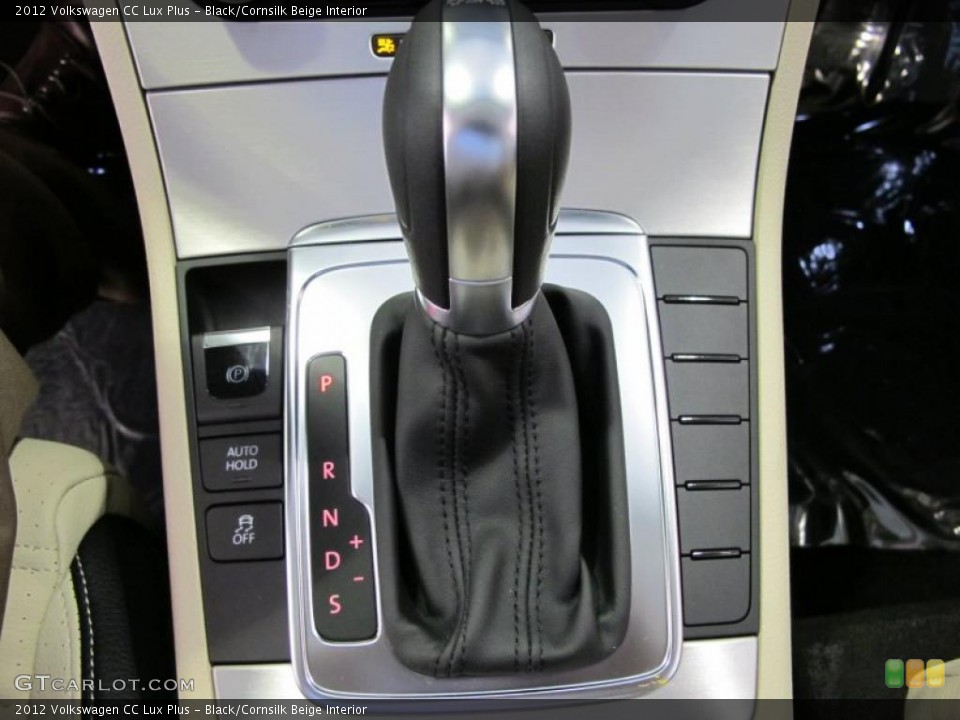 Black/Cornsilk Beige Interior Transmission for the 2012 Volkswagen CC Lux Plus #45593111