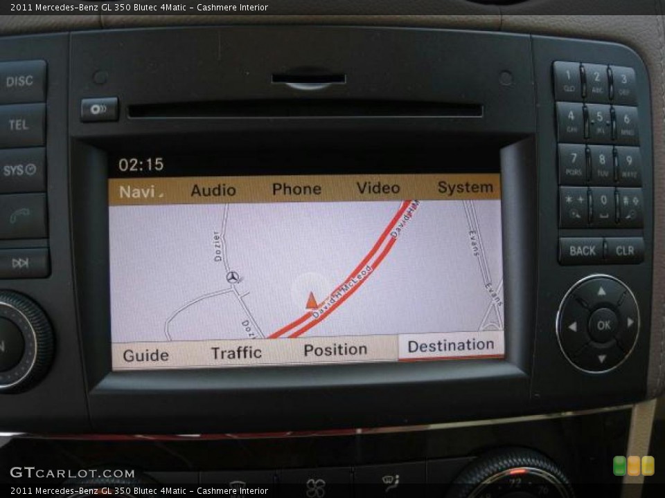 Cashmere Interior Navigation for the 2011 Mercedes-Benz GL 350 Blutec 4Matic #45593398