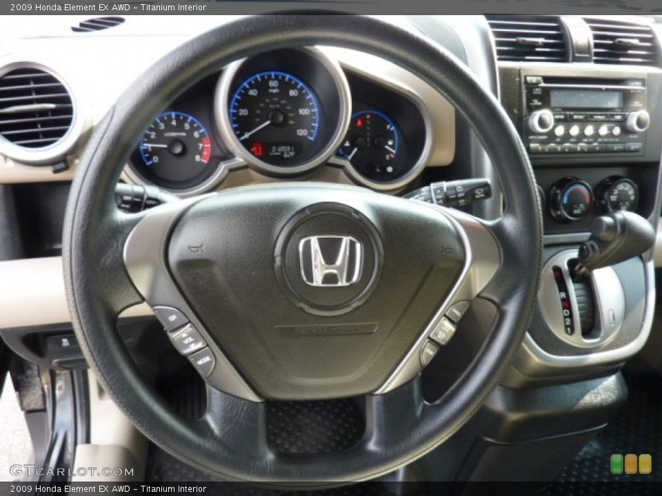 Titanium Interior Steering Wheel for the 2009 Honda Element EX AWD #45593691