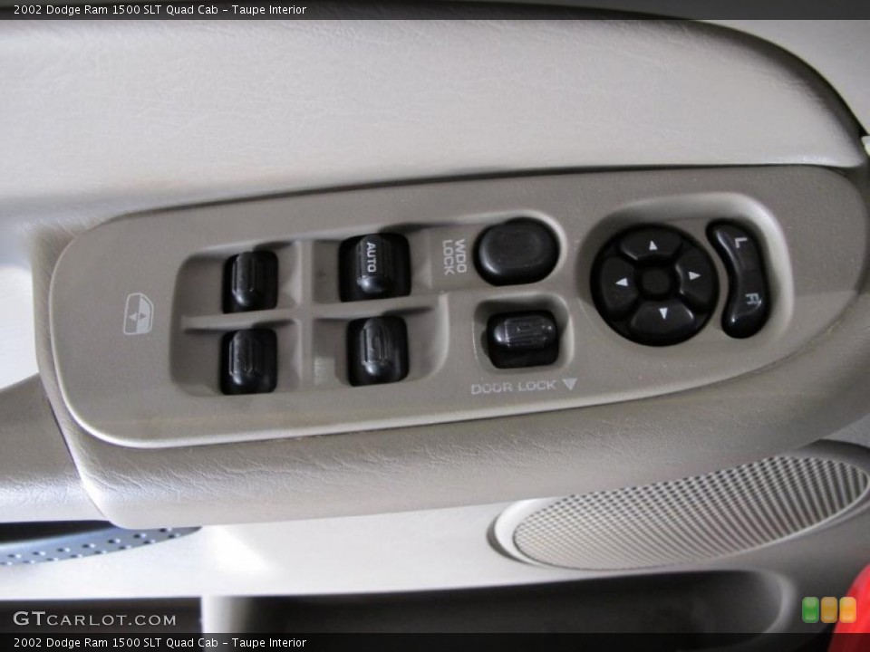 Taupe Interior Controls for the 2002 Dodge Ram 1500 SLT Quad Cab #45593947