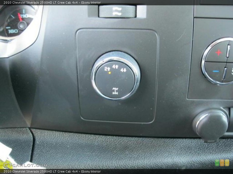 Ebony Interior Controls for the 2010 Chevrolet Silverado 2500HD LT Crew Cab 4x4 #45594368