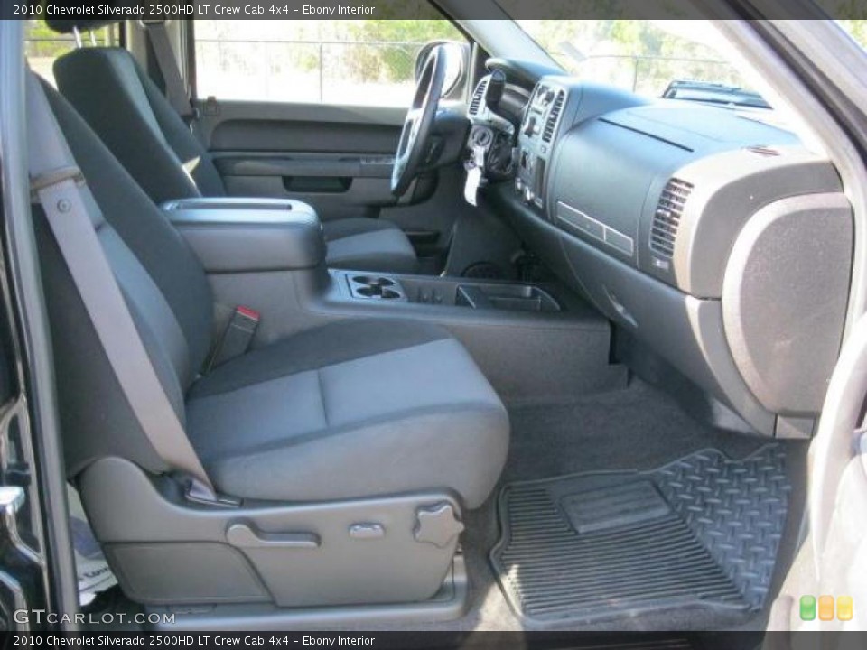 Ebony Interior Photo for the 2010 Chevrolet Silverado 2500HD LT Crew Cab 4x4 #45594504