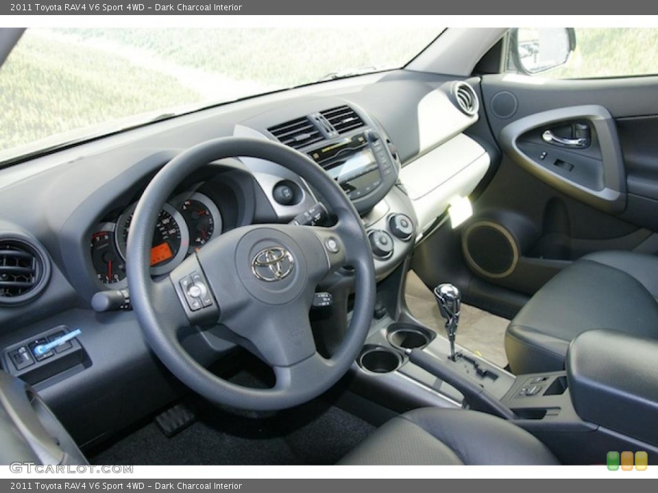 Dark Charcoal Interior Photo for the 2011 Toyota RAV4 V6 Sport 4WD #45595456