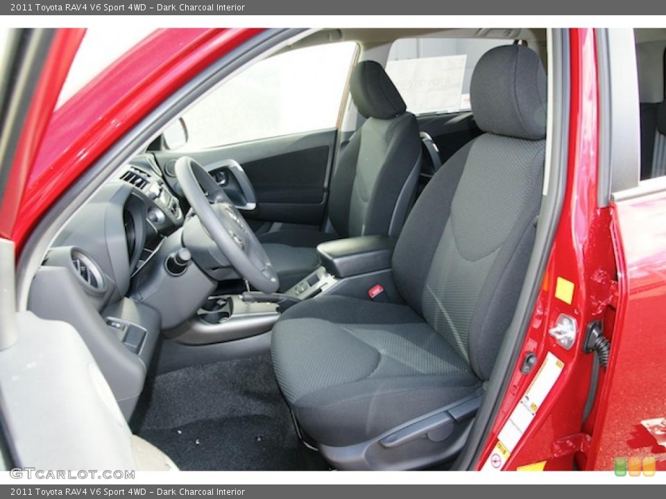 Dark Charcoal Interior Photo for the 2011 Toyota RAV4 V6 Sport 4WD #45595548