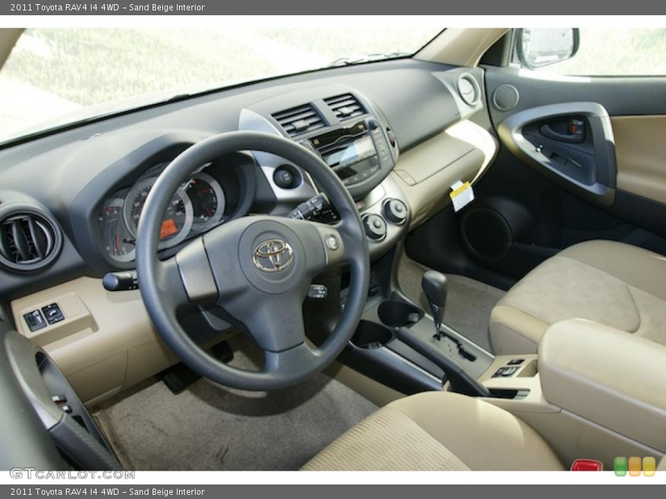 Sand Beige Interior Photo for the 2011 Toyota RAV4 I4 4WD #45595740