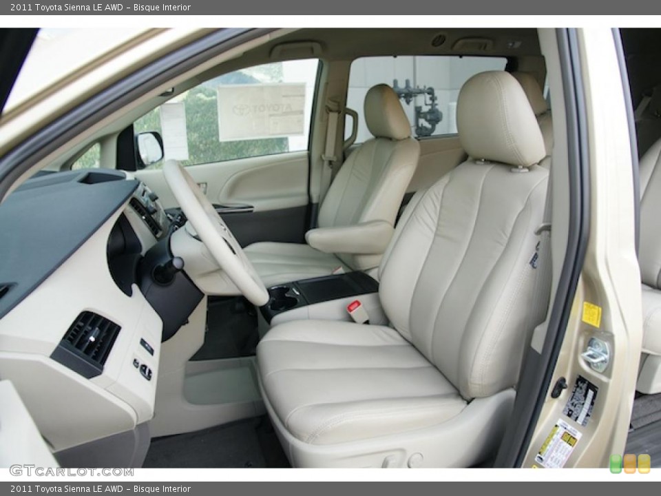 Bisque Interior Photo for the 2011 Toyota Sienna LE AWD #45596312