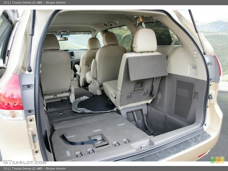 Bisque Interior Photo for the 2011 Toyota Sienna LE AWD #45596336