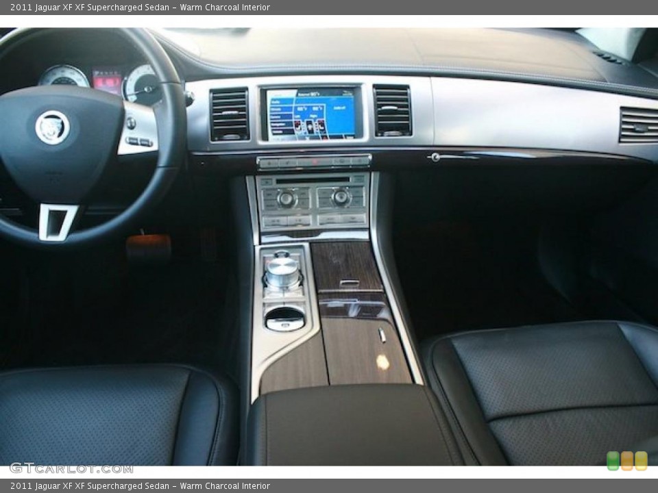 Warm Charcoal Interior Dashboard for the 2011 Jaguar XF XF Supercharged Sedan #45596444