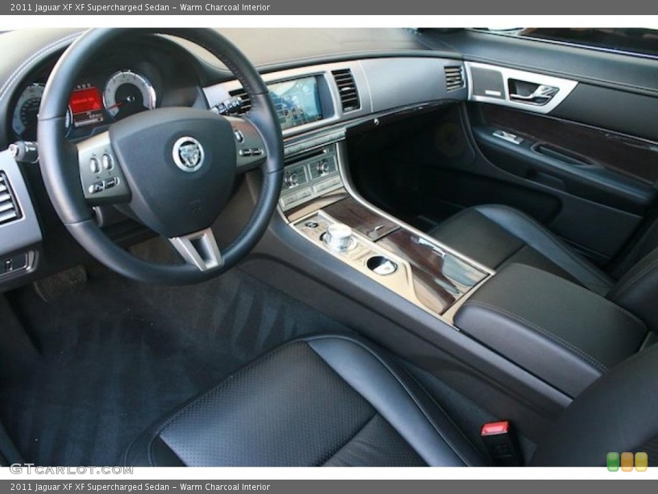 Warm Charcoal Interior Prime Interior for the 2011 Jaguar XF XF Supercharged Sedan #45596472