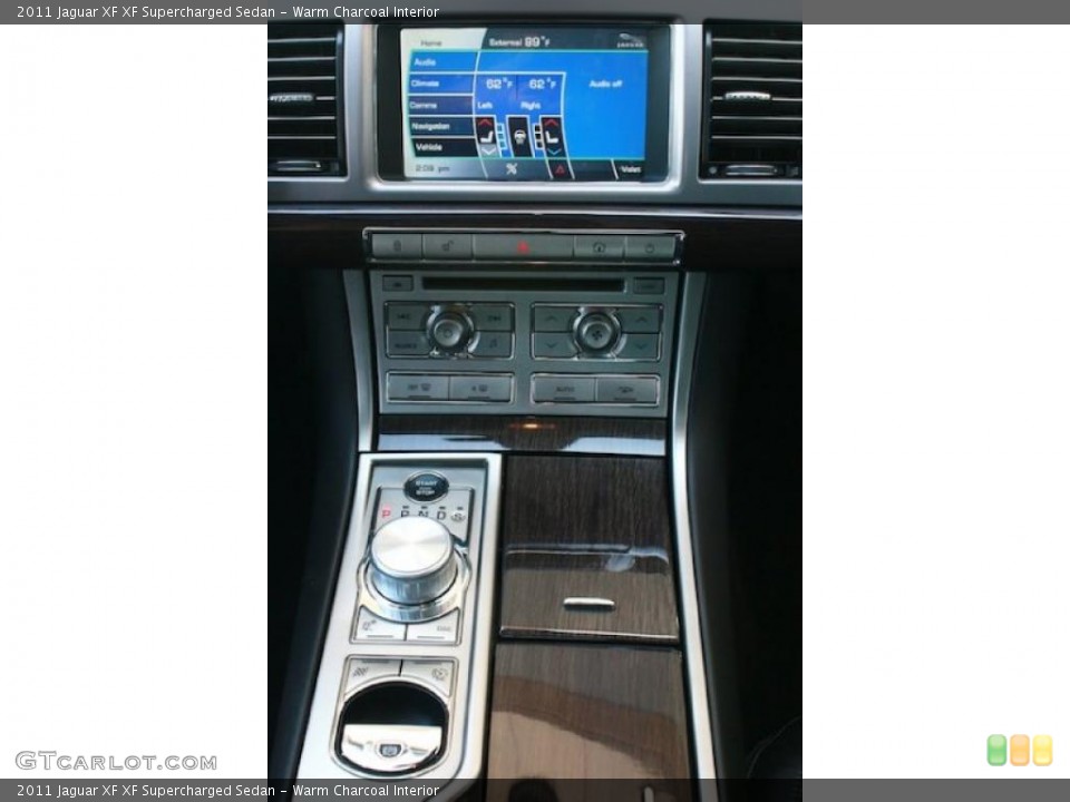 Warm Charcoal Interior Controls for the 2011 Jaguar XF XF Supercharged Sedan #45596484