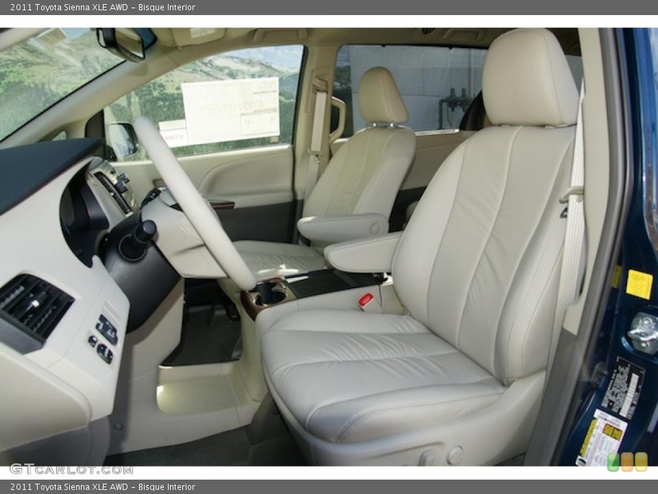 Bisque Interior Photo for the 2011 Toyota Sienna XLE AWD #45597620