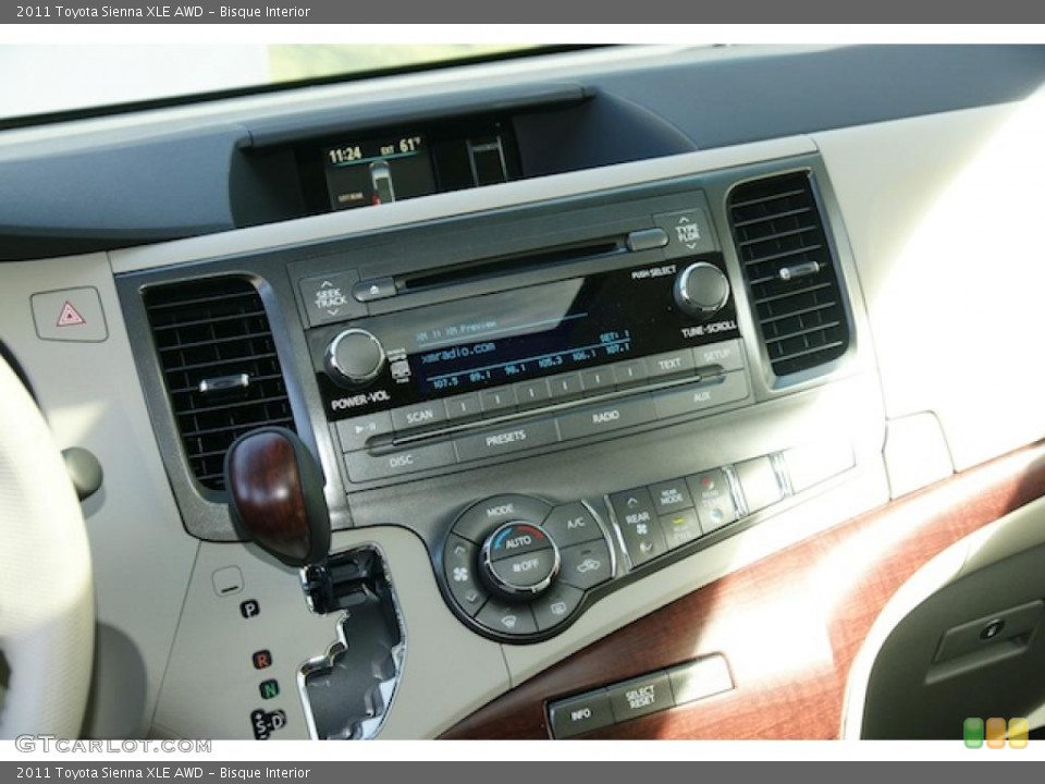 Bisque Interior Controls for the 2011 Toyota Sienna XLE AWD #45597680
