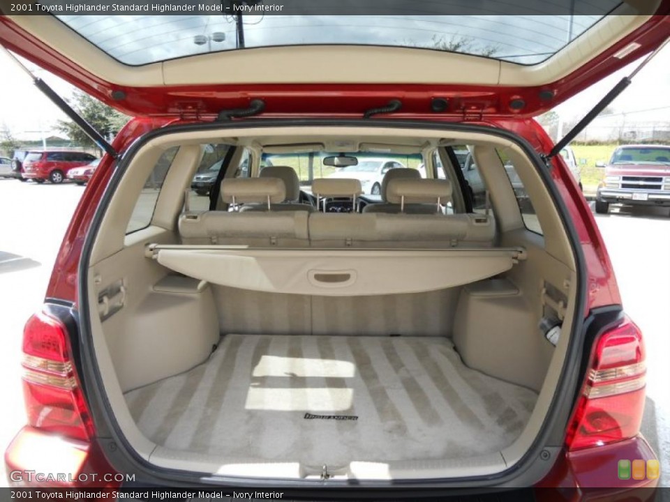 Ivory Interior Trunk for the 2001 Toyota Highlander  #45601389