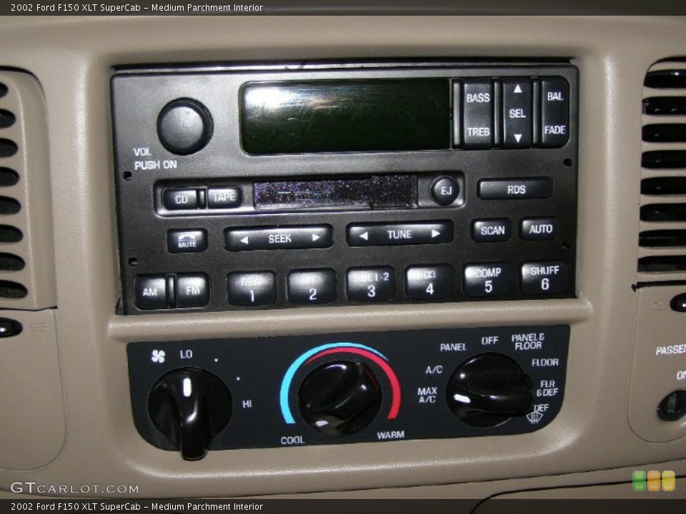 Medium Parchment Interior Controls for the 2002 Ford F150 XLT SuperCab #45603282