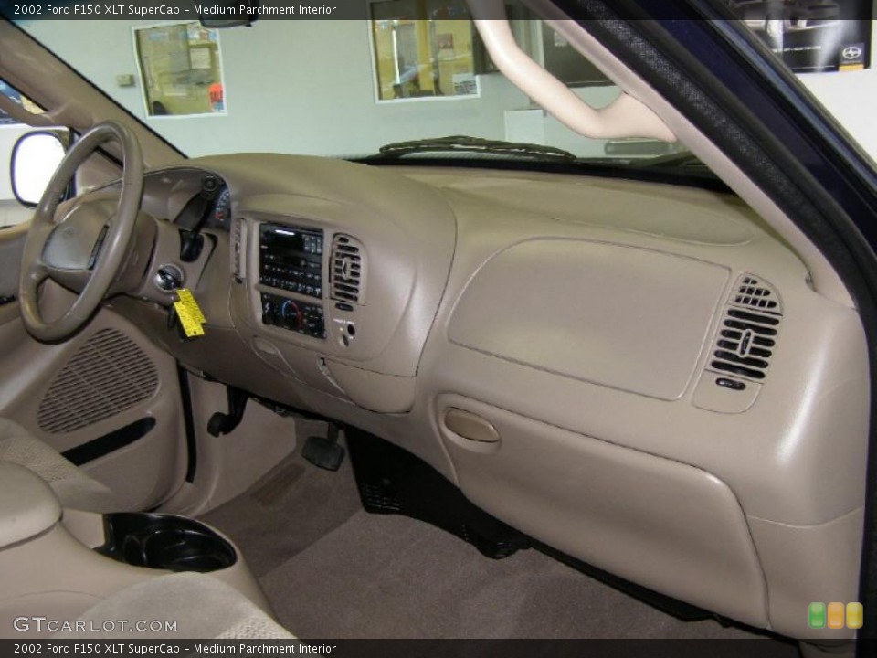 Medium Parchment Interior Dashboard for the 2002 Ford F150 XLT SuperCab #45603314