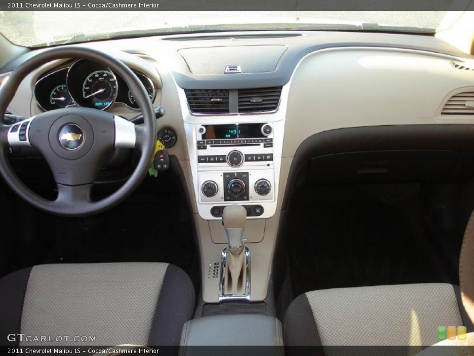 Cocoa/Cashmere Interior Dashboard for the 2011 Chevrolet Malibu LS #45603454
