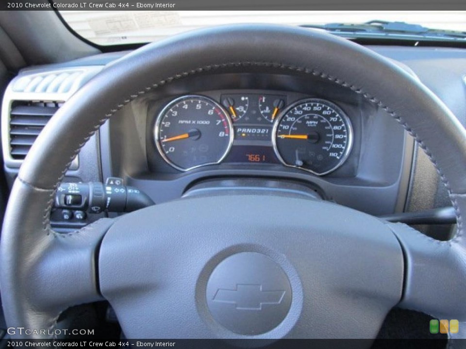 Ebony Interior Gauges for the 2010 Chevrolet Colorado LT Crew Cab 4x4 #45605082