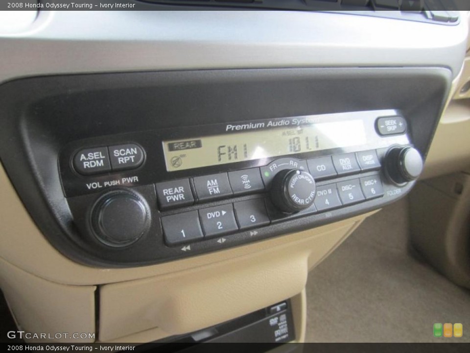 Ivory Interior Controls for the 2008 Honda Odyssey Touring #45605446