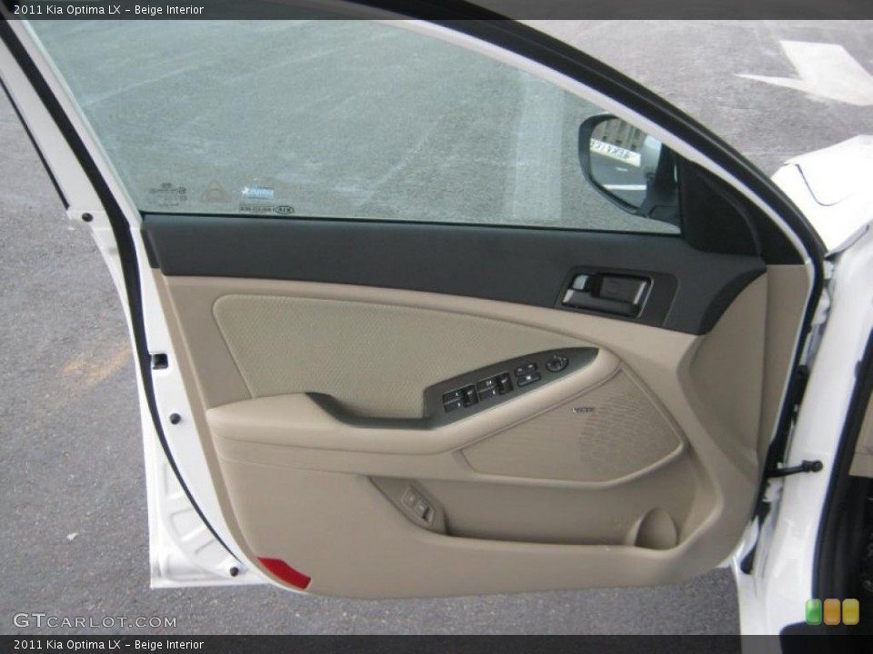 Beige Interior Door Panel for the 2011 Kia Optima LX #45607374