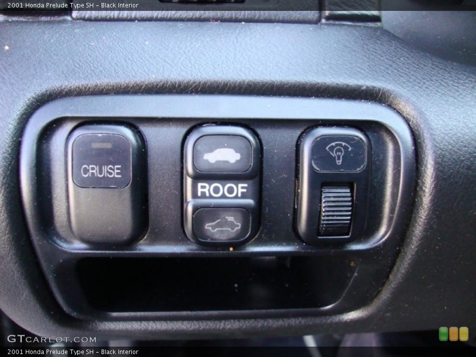 Black Interior Controls for the 2001 Honda Prelude Type SH #45607797