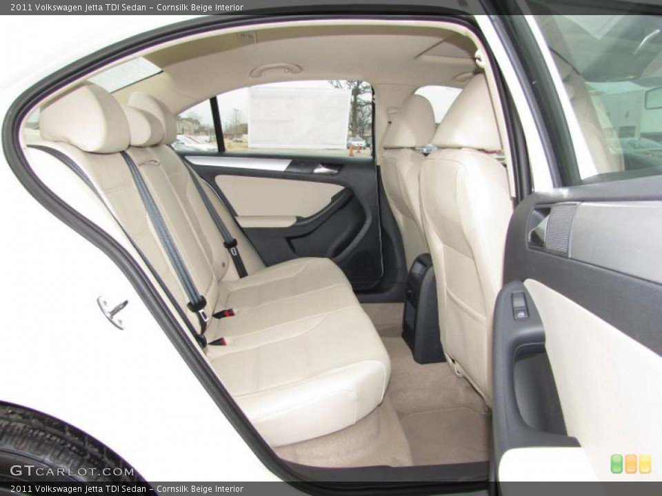 Cornsilk Beige Interior Photo for the 2011 Volkswagen Jetta TDI Sedan #45609246