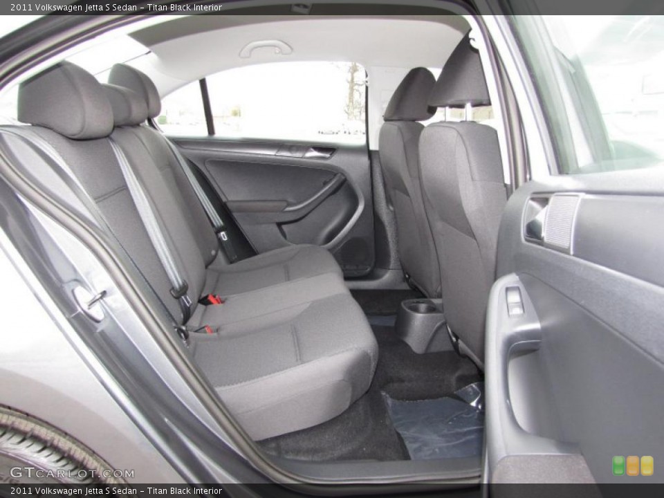 Titan Black Interior Photo for the 2011 Volkswagen Jetta S Sedan #45609482