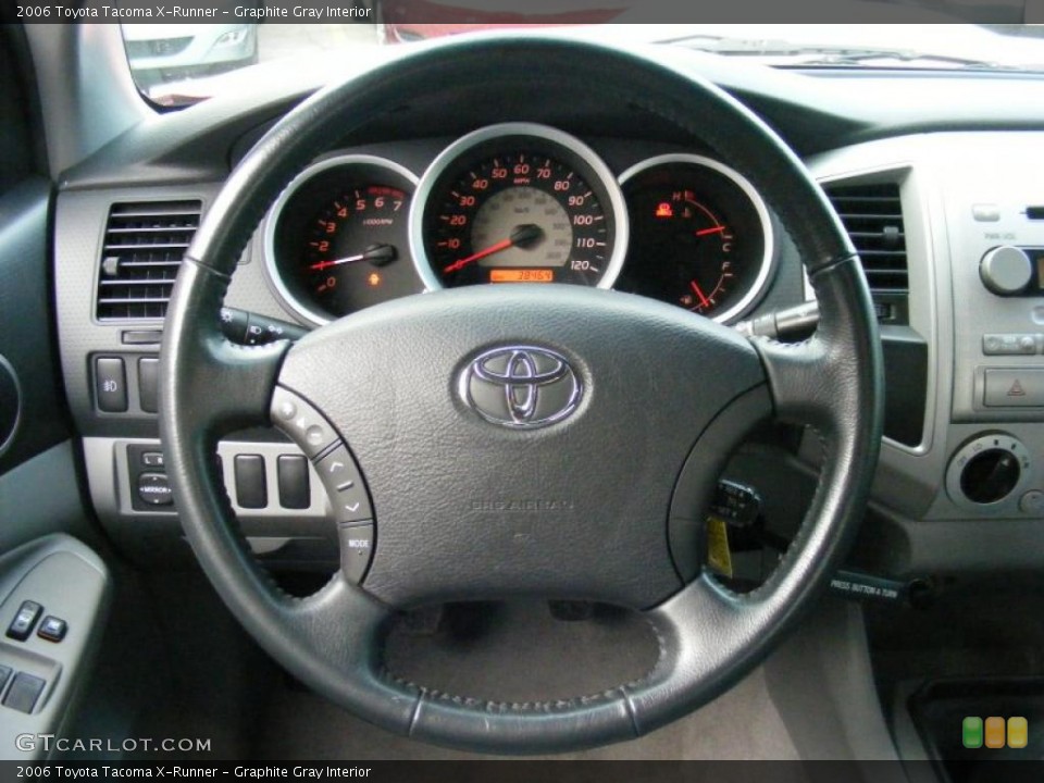 Graphite Gray Interior Steering Wheel for the 2006 Toyota Tacoma X-Runner #45609550
